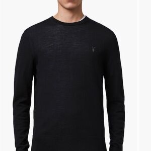Allsaints wool sweater- navy